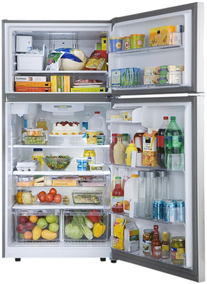 Kenmore Refrigerator (Inside View)